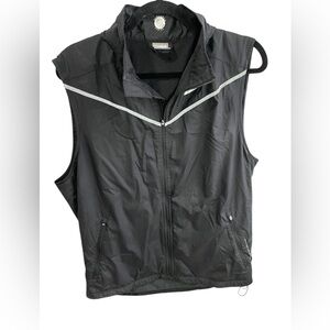 Vintage 90s Nike Men’s Size Large Black Gray Activewear Running Vest